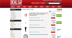 Desktop Screenshot of dealoftheday.com