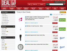 Tablet Screenshot of dealoftheday.com
